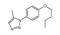 1-(4-butoxyphenyl)-5-methyltriazole Structure