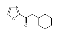 2-(CYCLOHEXYLACETYL)OXAZOLE structure