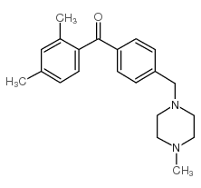 2,4-DIMETHYL-4'-(4-METHYLPIPERAZINOMETHYL) BENZOPHENONE结构式