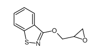 3-(oxiran-2-ylmethoxy)-1,2-benzothiazole Structure
