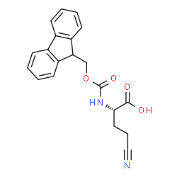(S)-2-(Fmoc-Amino)-4-Cyanobutanoic Acid structure