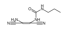 Urea, N-(2-amino-1,2-dicyanoethenyl)-N'-propyl结构式