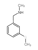 N-methyl-1-(3-methylsulfanylphenyl)methanamine结构式