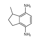 1-methyl-2,3-dihydro-1H-indene-4,7-diamine结构式