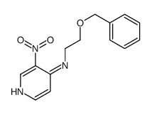 3-nitro-N-(2-phenylmethoxyethyl)pyridin-4-amine Structure