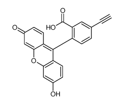 5-ethynyl-2-(3-hydroxy-6-oxoxanthen-9-yl)benzoic acid结构式