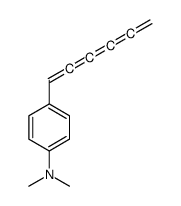 4-hexa-1,2,3,4,5-pentaenyl-N,N-dimethylaniline结构式