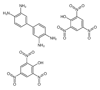 4-(3,4-diaminophenyl)benzene-1,2-diamine,2,4,6-trinitrophenol Structure