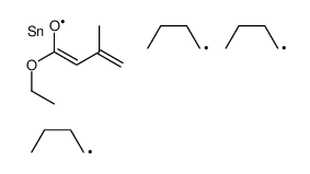 ethyl 3-methyl-4-tributylstannylbut-2-enoate Structure