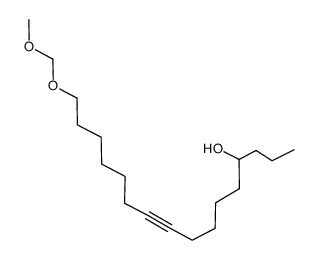 17,19-dioxaicos-9-yn-4-ol Structure