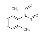 N-(2,6-dimethylphenyl)-N-nitroso-formamide结构式