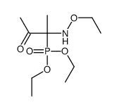 3-diethoxyphosphoryl-3-(ethoxyamino)butan-2-one结构式