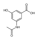 3-乙酰氨基-5-羟基苯甲酸结构式