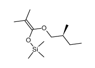 (S)-(+)-2-methyl-1-(2-methylbutoxy)-1-trimethylsilyloxyprop-1-ene Structure