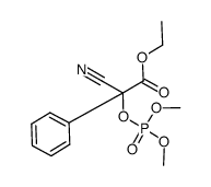 (ethoxycarbonyl)(cyano)(phenyl)methyl dimethyl phosphate结构式