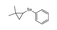 (2,2-dimethylcyclopropyl)(phenyl)selane结构式