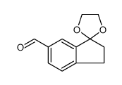6-Formyl-indan-1-one 1,2-ethanediol ketal结构式