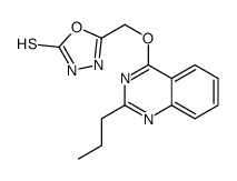 5-[(2-propylquinazolin-4-yl)oxymethyl]-3H-1,3,4-oxadiazole-2-thione结构式