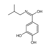 3,4-dihydroxy-N-(2-methylpropyl)benzamide Structure
