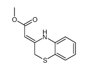 methyl 2-(4H-1,4-benzothiazin-3-ylidene)acetate Structure