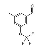 3-Methyl-5-(trifluoromethoxy)benzaldehyde structure