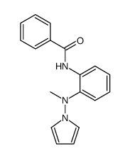 N-[2-(Methyl-pyrrol-1-yl-amino)-phenyl]-benzamide结构式