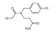 N-chloroacetyl-N-(4-chloro-benzyl)-β-alanine amide Structure