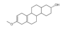 17α-Hydroxy-3-methoxy-18-nor-D-homo-oestra-2,5(10)-dien Structure