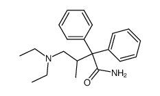 4-diethylamino-3-methyl-2,2-diphenyl-butyric acid amide Structure