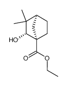 (+-)-2exo-hydroxy-3,3-dimethyl-norbornane-1-carboxylic acid ethyl ester Structure