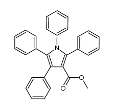 methyl 1,2,4,5-tetraphenyl-1H-pyrrole-3-carboxylate结构式