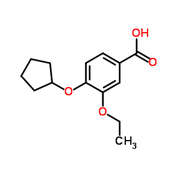 4-(Cyclopentyloxy)-3-ethoxybenzoic acid structure