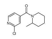 1-(2-Chloro-4-pyridylcarbonyl)-2-Methylpiperidine结构式