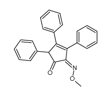 2-Methoxyimino-3,4,5-triphenyl-cyclopenten-(3)-on-(1) Structure