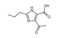 4-acetyl-2-propylimidazole-5-carboxylic acid结构式