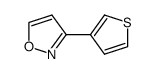 Isoxazole, 3-(3-thienyl)- (9CI) structure
