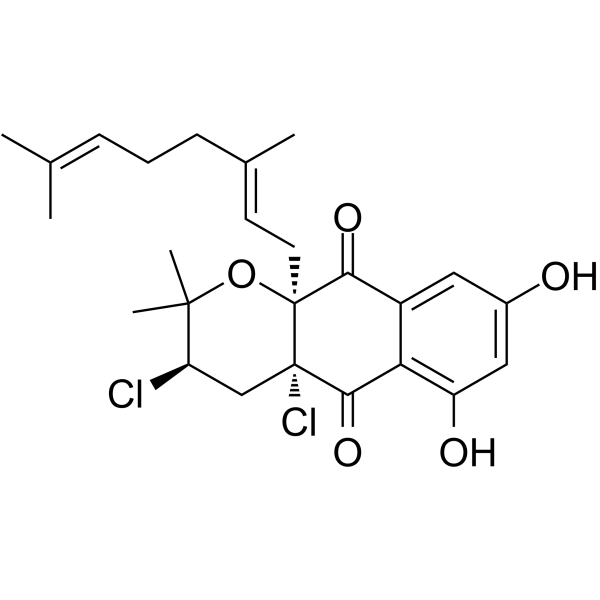 Napyradiomycin A1 structure