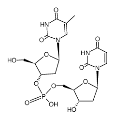 thymidylyl-(3'-5')deoxyuridine结构式