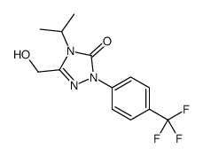 3-(HYDROXYMETHYL)-4-ISOPROPYL-1-(4-(TRIFLUOROMETHYL)PHENYL)-1H-1,2,4-TRIAZOL-5(4H)-ONE Structure