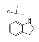 2-(indolin-7-yl)propan-2-ol结构式