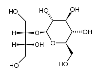 2-O-β-D-glucopyranosyl-D-erythritol结构式