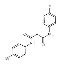 N,N'-bis(4-bromophenyl)propanediamide结构式