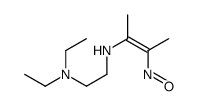 N',N'-diethyl-N-(3-nitrosobut-2-en-2-yl)ethane-1,2-diamine结构式