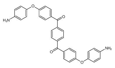 1,4-亚苯基二[[4-(4-氨基苯氧基)苯基]甲酮]结构式