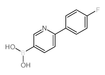 6-(4-fluorophenyl)pyridin-3-ylboronic acid Structure