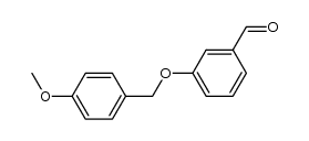 3-(4-Methoxybenzyloxy)benzaldehyde结构式