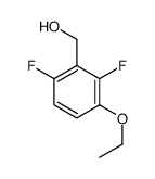 (3-ethoxy-2,6-difluoro-phenyl)methanol structure