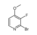 2-Bromo-3-fluoro-4-methoxypyridine结构式