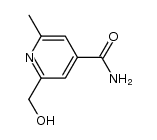 2-hydroxymethyl-6-methyl-isonicotinamide结构式