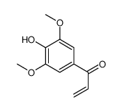 1-(4-hydroxy-3,5-dimethoxyphenyl)prop-2-en-1-one结构式